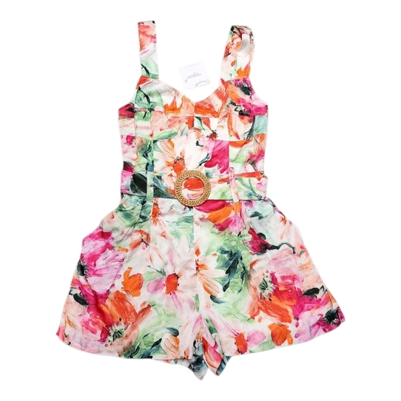 Lavender Brown Floral VelRomper